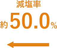 減塩率50.0%