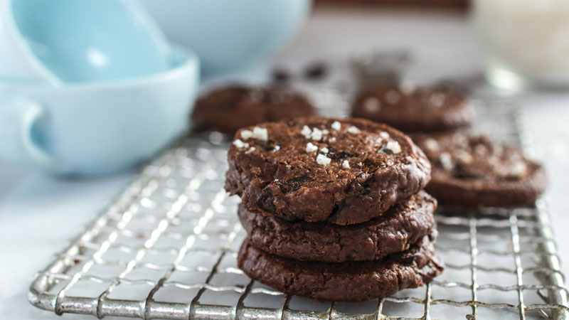 <p>The combination of bittersweet chocolate and Prune Amazins™, accented by flecks of sea salt, makes these sophisticated buttery cookies truly addictive…</p>
